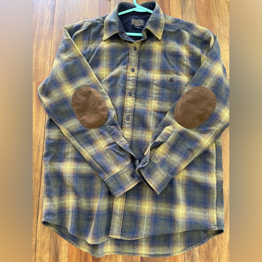 Pendleton elbow-patch trail load button down shirt - image 3